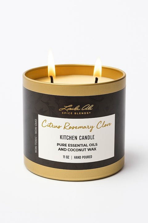 Citrus Rosemary Clove Kitchen Candle