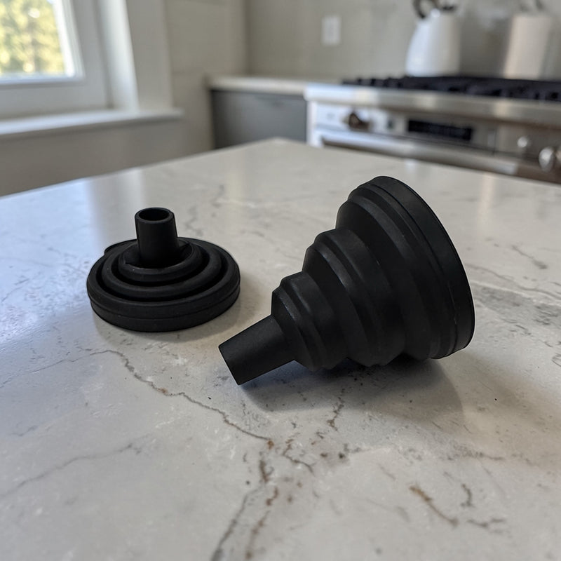 Spice Funnel- Collapsible Silicone Funnel