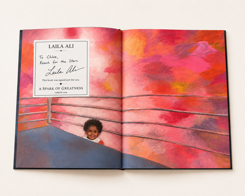 Signed A Spark Of Greatness Book Plate
