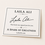 Signed A Spark Of Greatness Book Plate