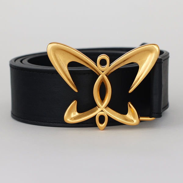Butterfly Lovers Belt Buckle Package Jynqra Love Heart Butterfly Buckle Belt for Teens Casual  main image 2