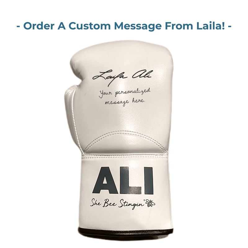 handschuhe ali Autographed Boxing Gloves – Laila Ali Lifestyle